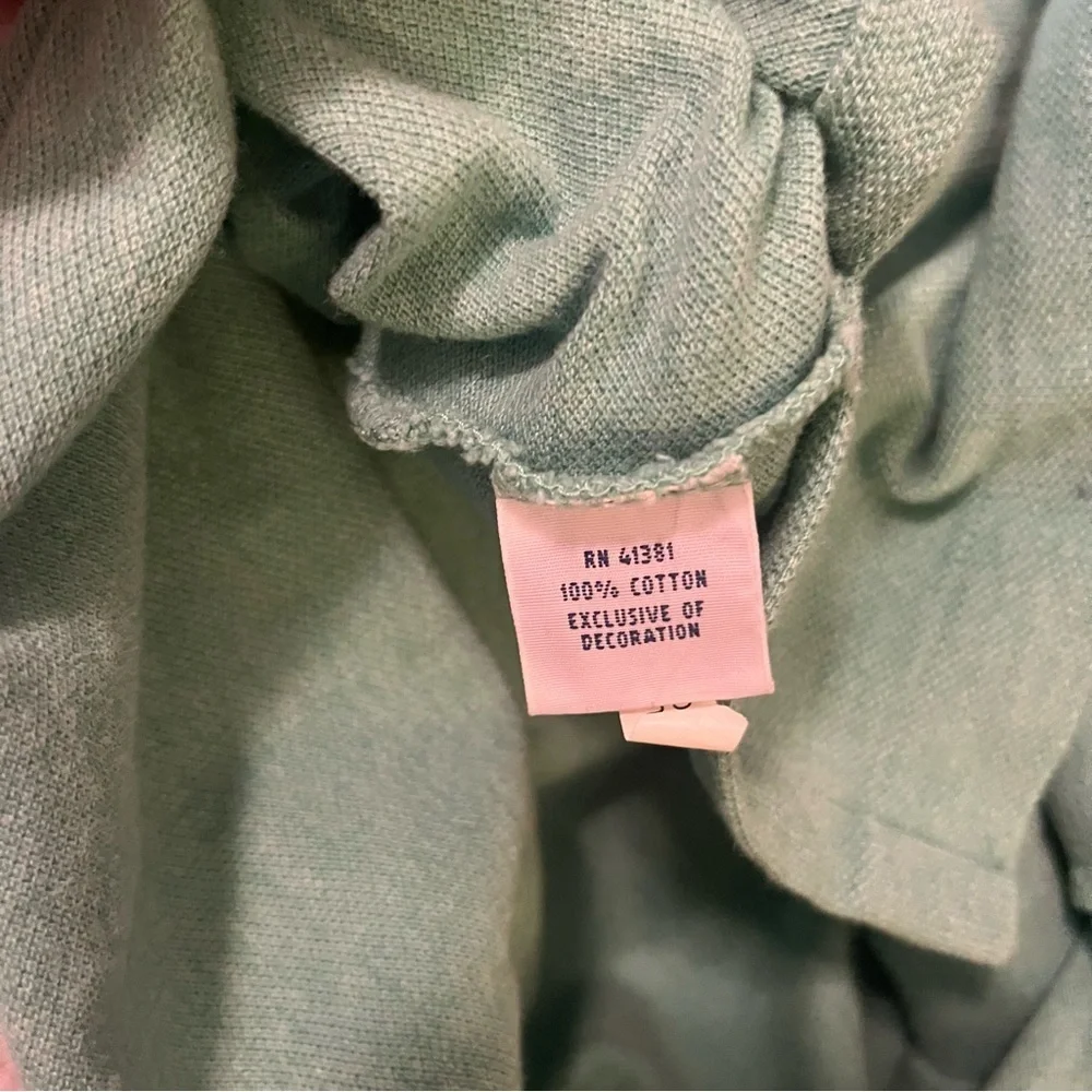 Polo Ralph Lauren Mens Classic Fit Polo Shirt Sz L Sea Green Navy Logo Cotton